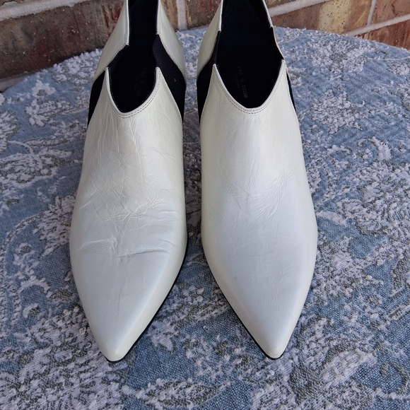 🛍 Rag & Bone Beha Chelsea Stiletto Pull-On Heeled Boots Italian Calf Leather - Picture 3 of 15